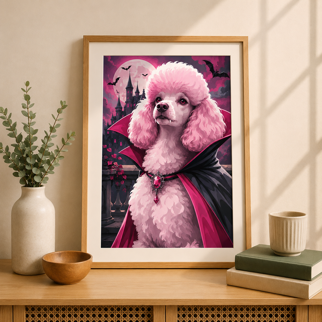 "Bloody and Pink" / Diamond Painting Bild / 40x60cm / 65 Farben inkl. 10 Sonderfarben / PP054