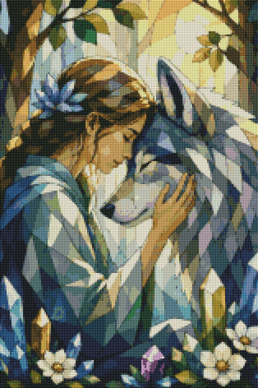 "Very Close" / Diamond Painting Bild / 40x60cm / 60 Farben inkl. 10 Sonderfarben / PP021