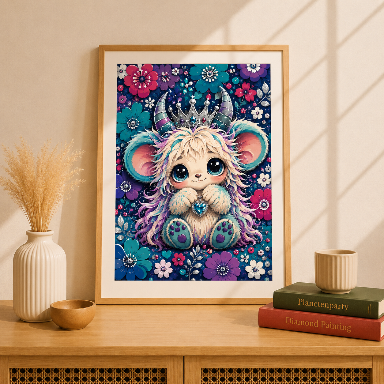 "Prinz Kullerauge" / Diamond Painting Bild / 40x50cm / 60 Farben inkl. 7 Sonderfarben / PP022