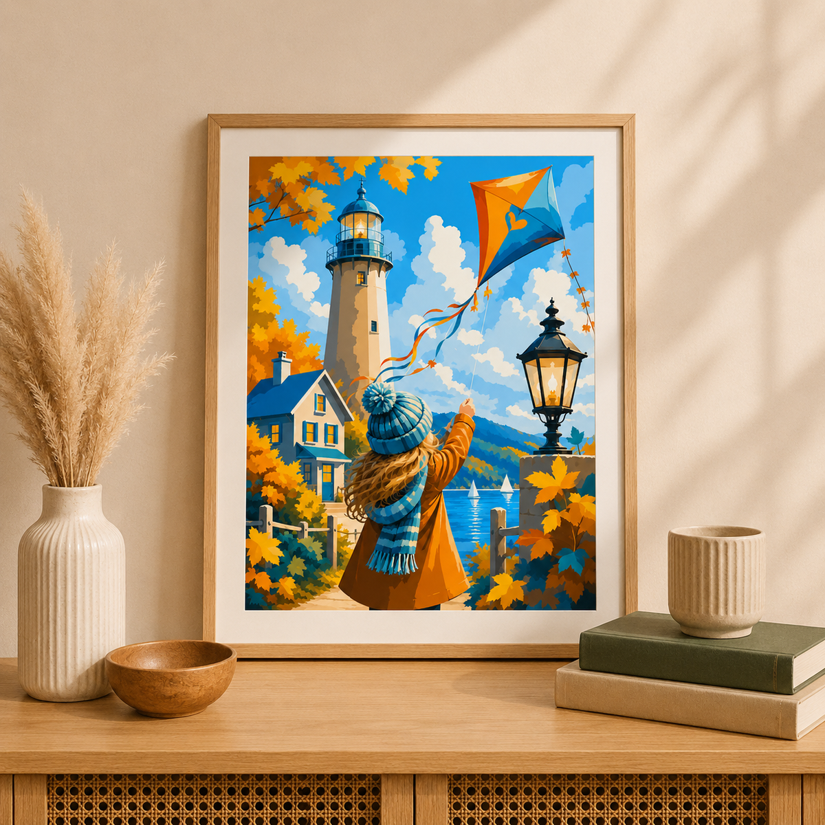 "Frei im Wind " / Diamond Painting Bild / 40x50cm / 60 Farben inkl. 8 Sonderfarben / PP058