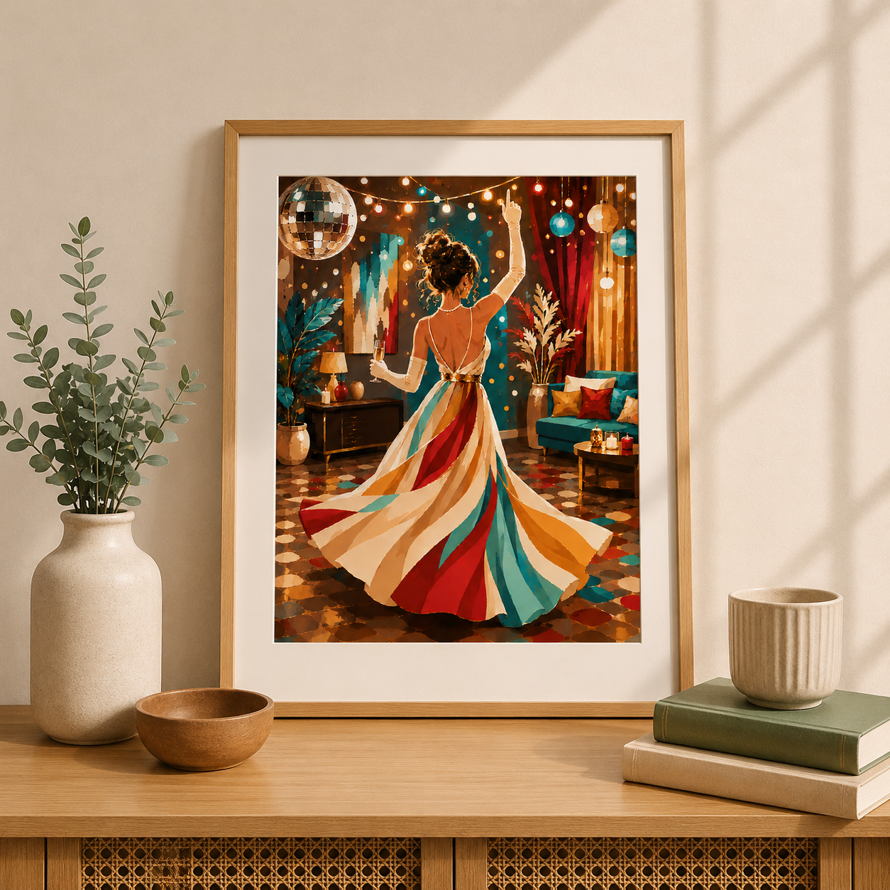 "Glamour" / Diamond Painting Bild / 40x60cm / 65 Farben inkl. 10 Sonderfarben / PP052