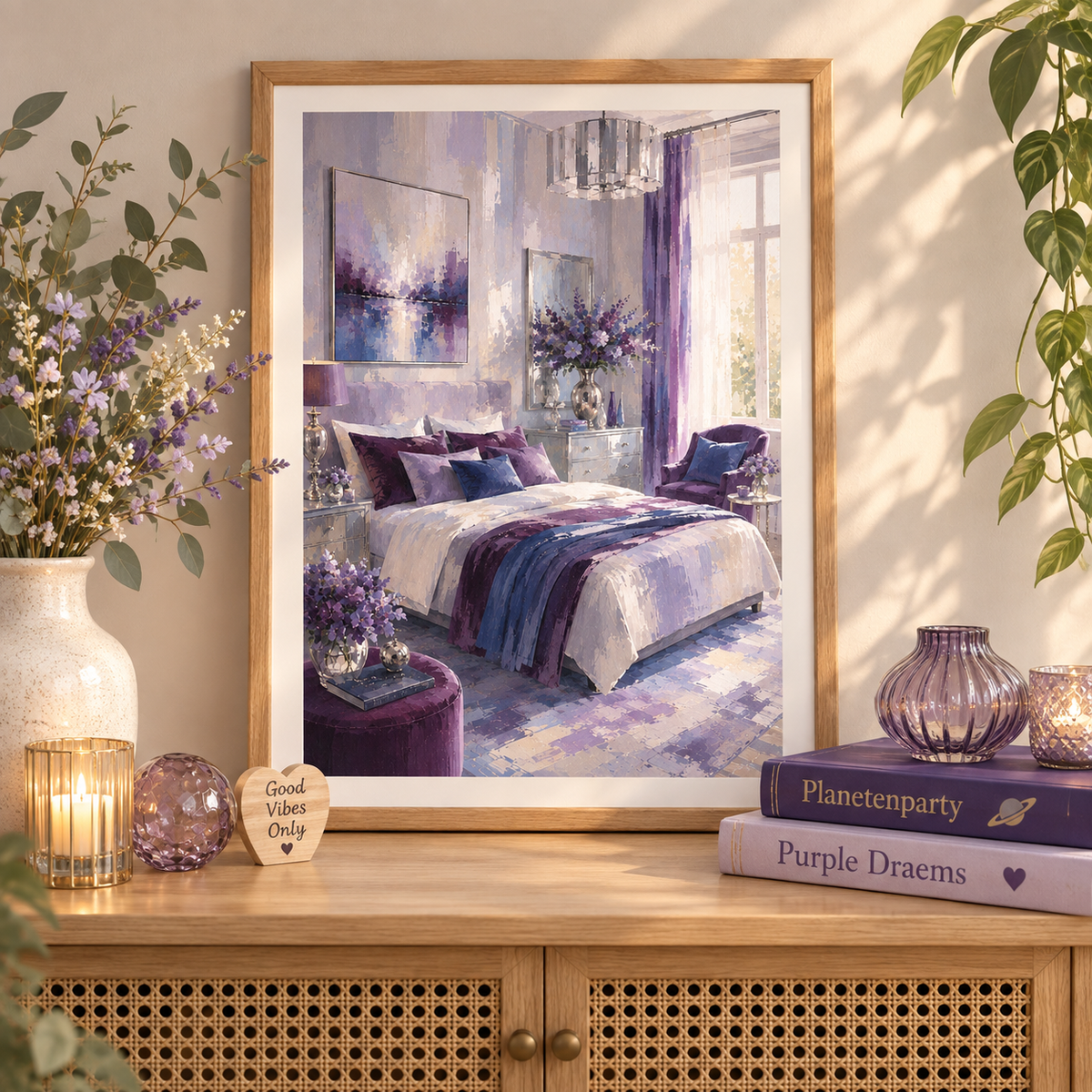 "Privat Room" / Diamond Painting Bild / 40x60cm / 70 Farben inkl. 10 Sonderfarben / PP116