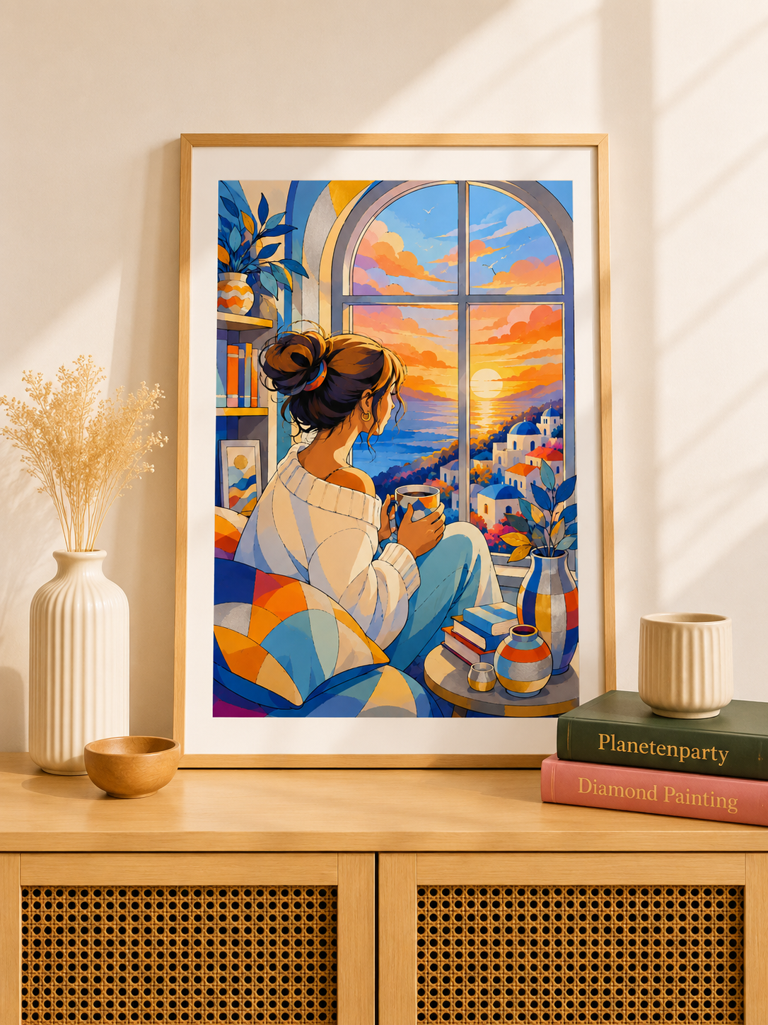 "Zeit mit Mir" / Diamond Painting Bild / 40x60cm / 60 Farben inkl. 10 Sonderfarben / PP009
