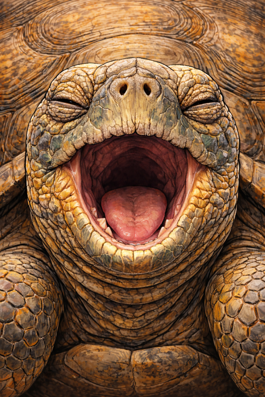 "Oma Turtle" / Diamond Painting Bild / 40x60cm / 60 Farben inkl. 5 Sonderfarben / PP008