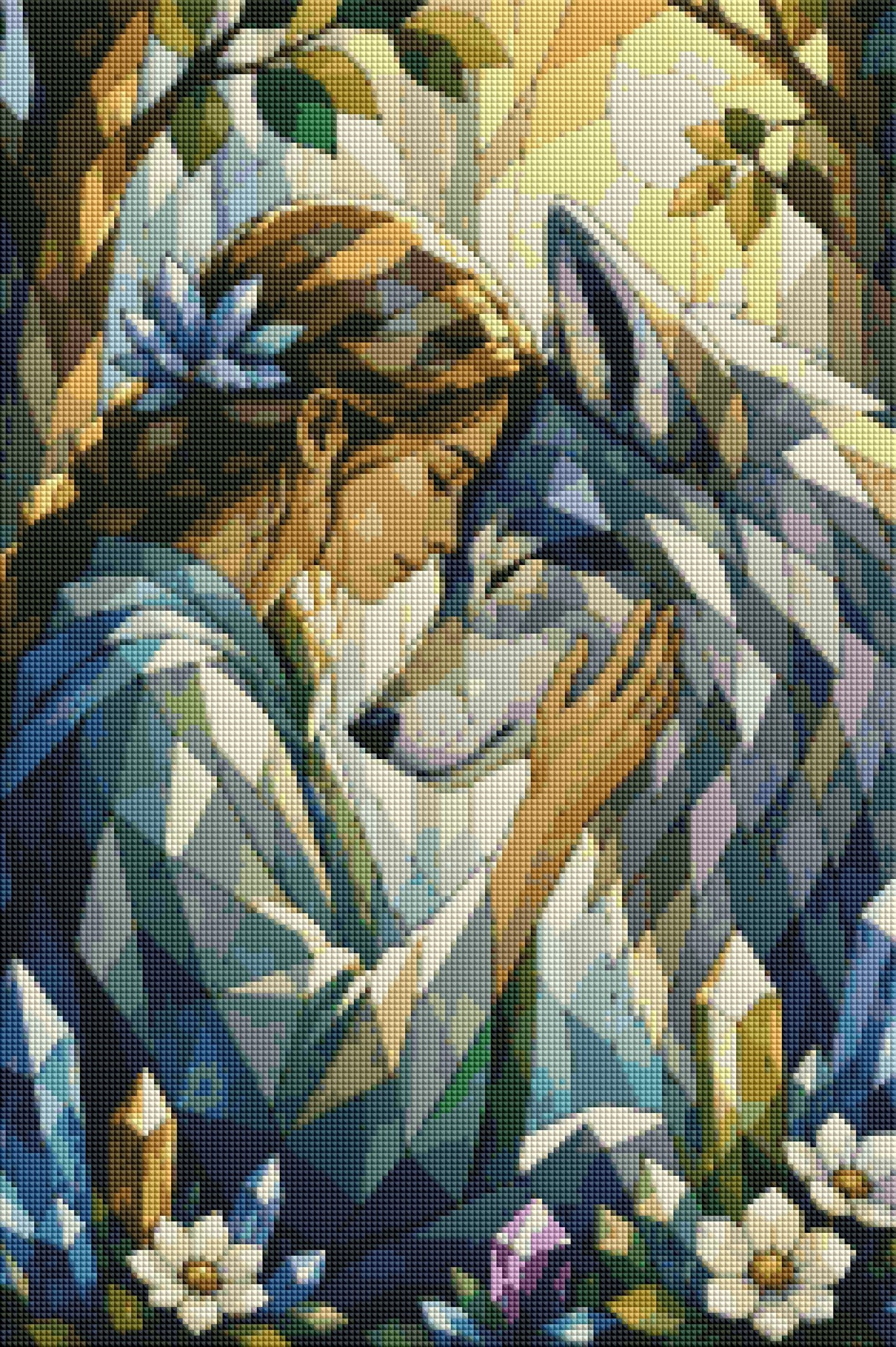 "Very Close" / Diamond Painting Bild / 40x60cm / 60 Farben inkl. 10 Sonderfarben / PP021