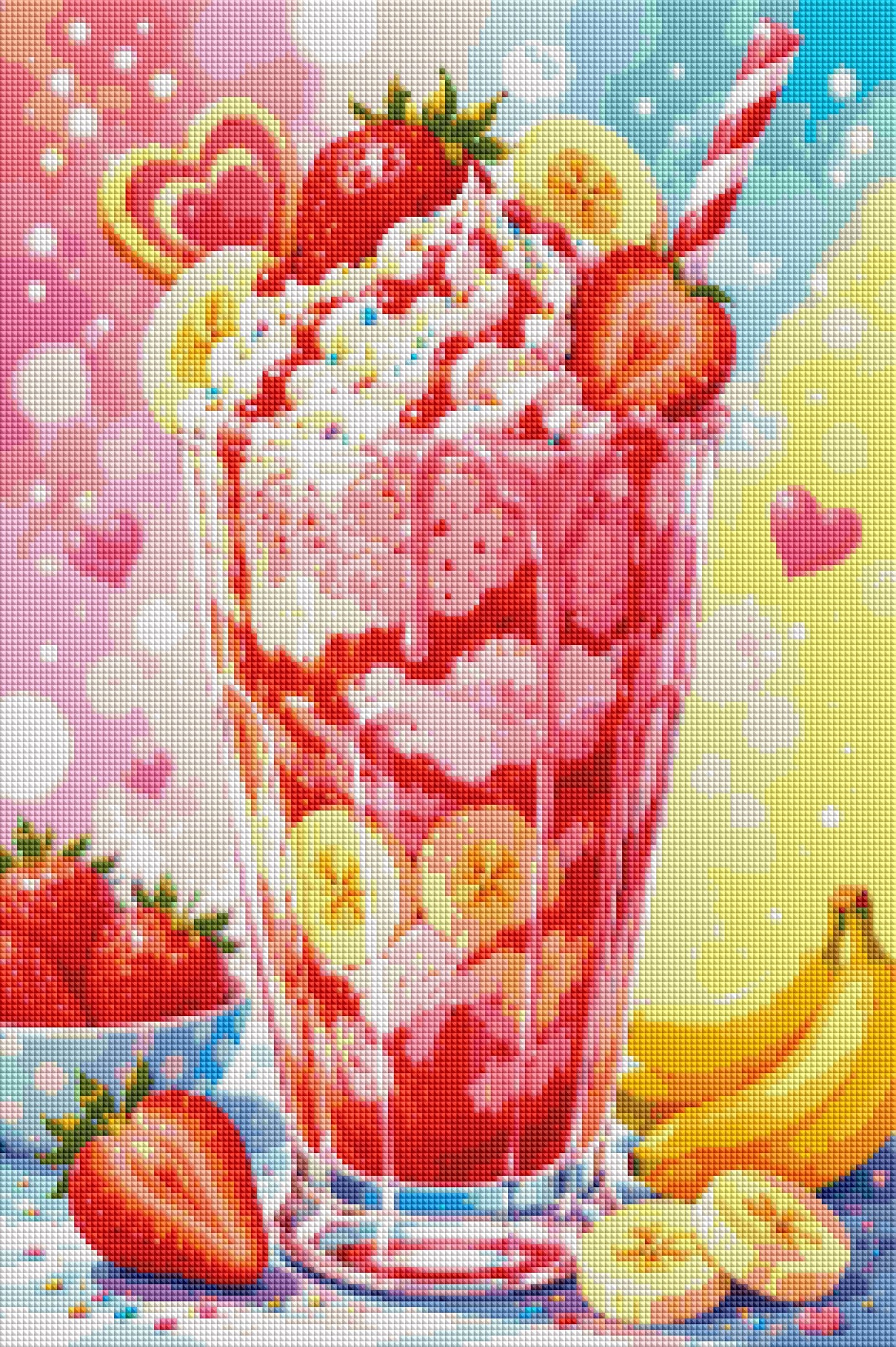 "Shake" / Diamond Painting Bild / 40x60cm / 70 Farben inkl. 10 Sonderfarben / PP034