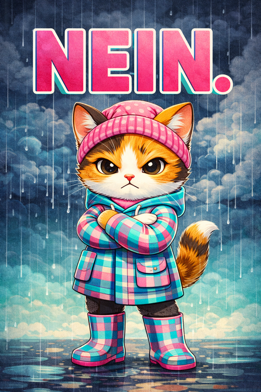 "NEIN!"/  Diamond Painting Bild / 40x60cm / 65 Farben inkl. 8 Sonderfarben / PP036