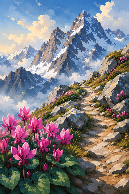 "Die Wanderung" / Diamond Painting Bild / 40x60cm / 70 Farben inkl. 10 Sonderfarben / PP040