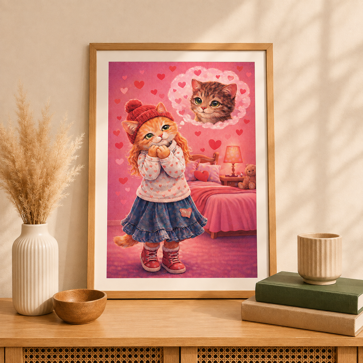 "She fell in Love" / Diamond Painting Bild / 40x60cm / 60 Farben inkl. 10 Sonderfarben / PP045