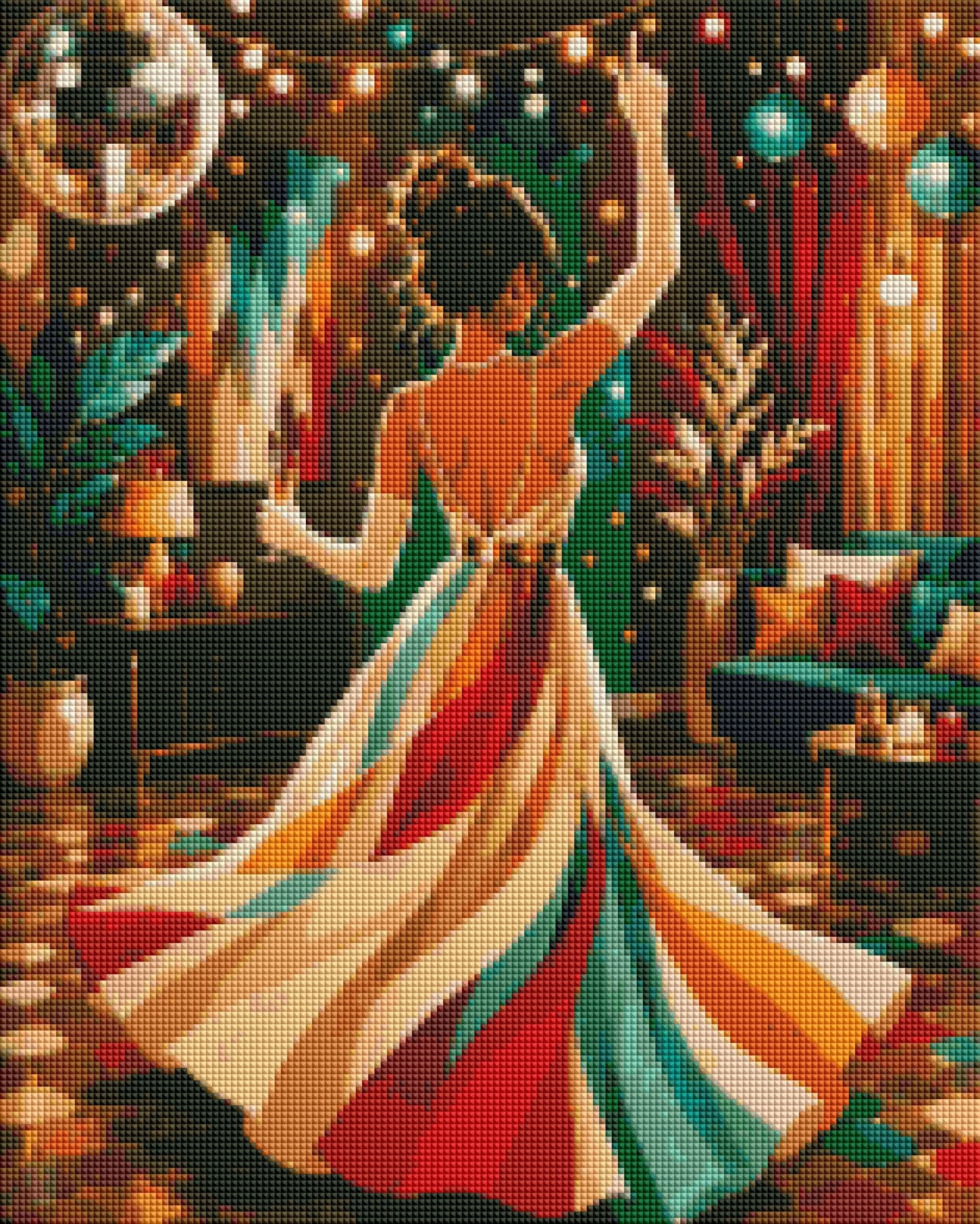 "Glamour" / Diamond Painting Bild / 40x60cm / 65 Farben inkl. 10 Sonderfarben / PP052
