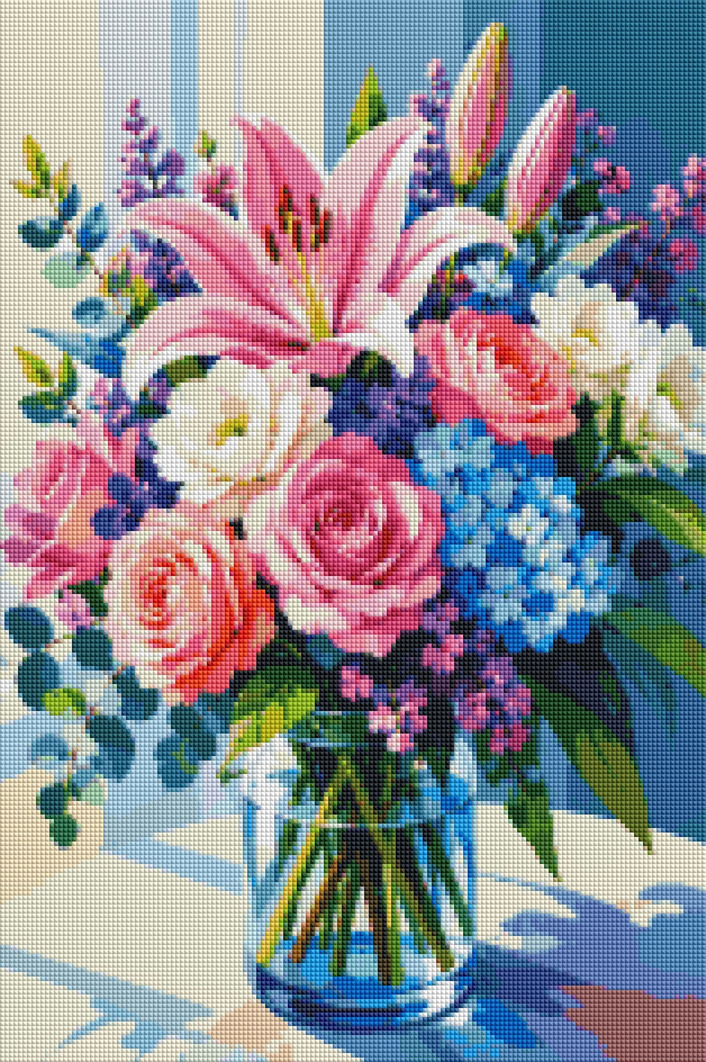 "Für Dich" / Diamond Painting Bild / 40x60cm / 70 Farben inkl. 9 Sonderfarben / PP055