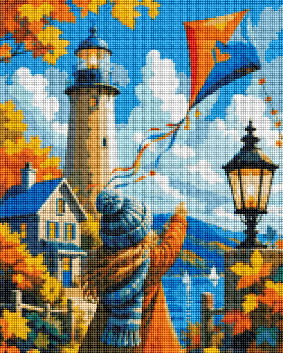 "Frei im Wind " / Diamond Painting Bild / 40x50cm / 60 Farben inkl. 8 Sonderfarben / PP058