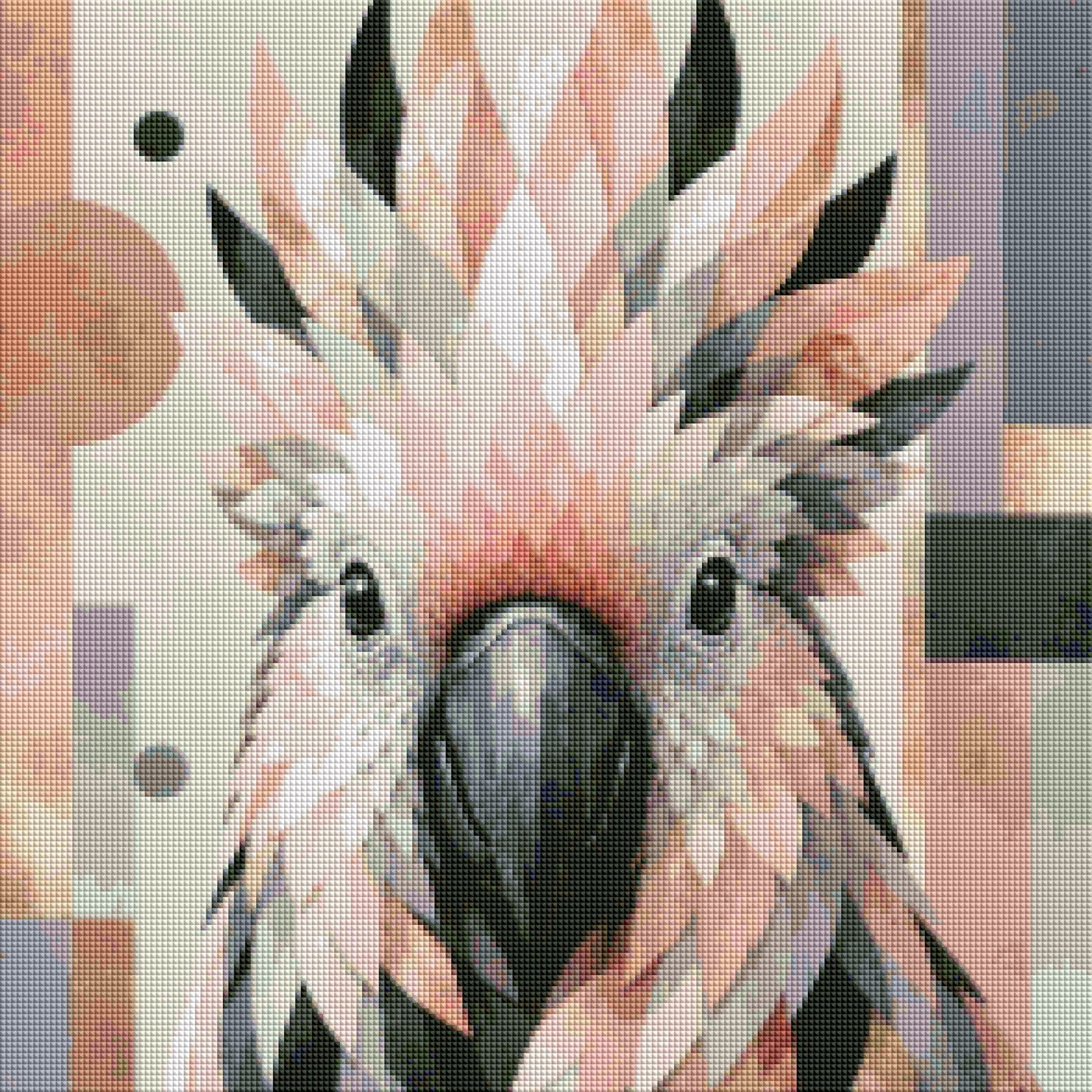 "Papperlapapp" / Diamond Painting Bild / 50x50cm / 70 Farben inkl. 8 Sonderfarben / PP065