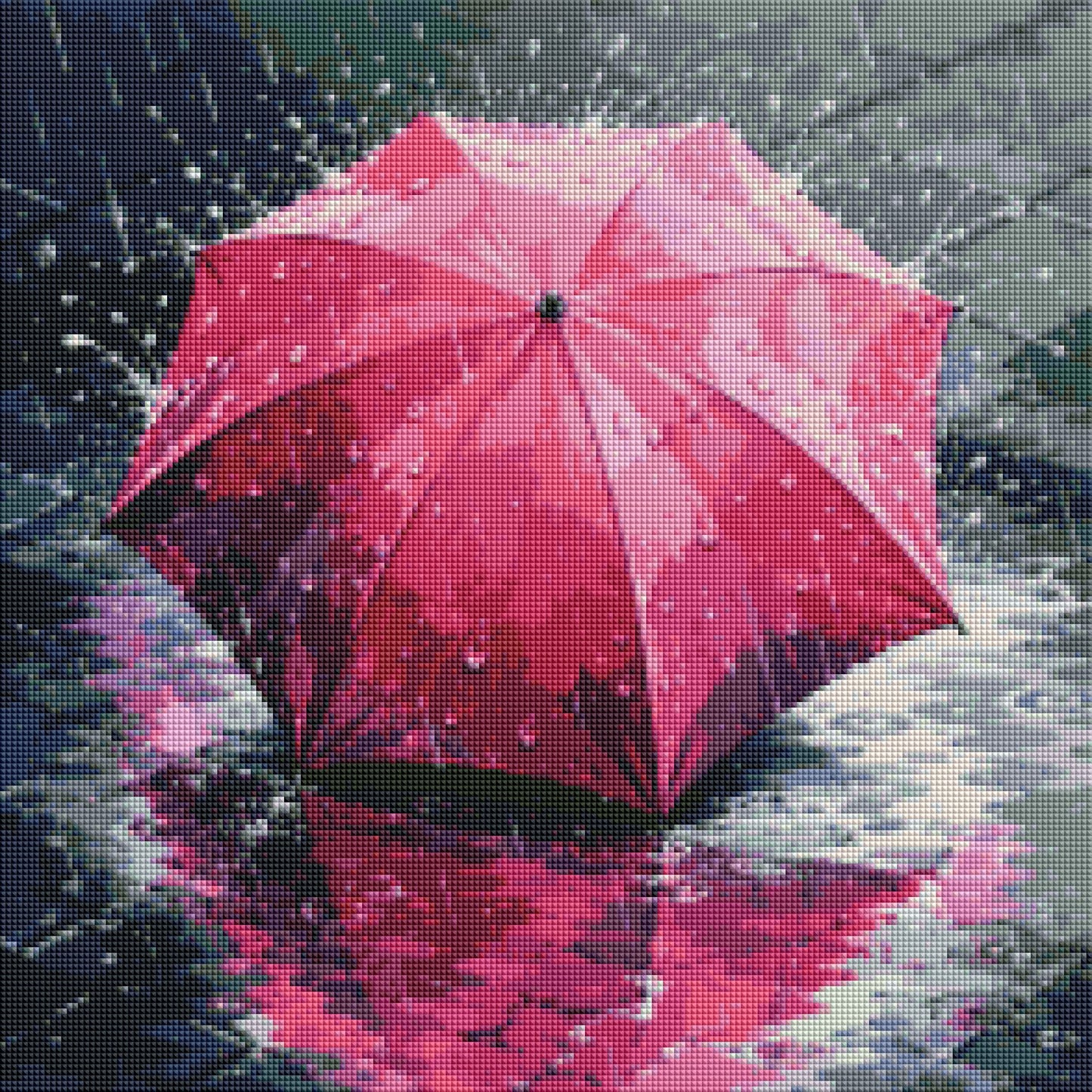 "Drop by Drop" / Diamond Painting Bild / 50x50cm / 65 Farben inkl. 10 Sonderfarben / PP068