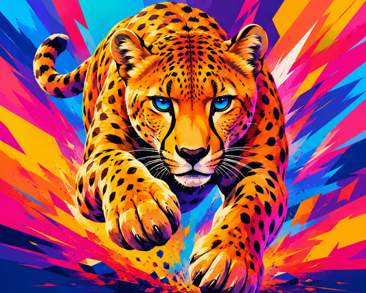 "Hypnotica" / Diamond Painting Bild / 60x50cm / 67 Farben inkl. 10 Sonderfarben / PP073