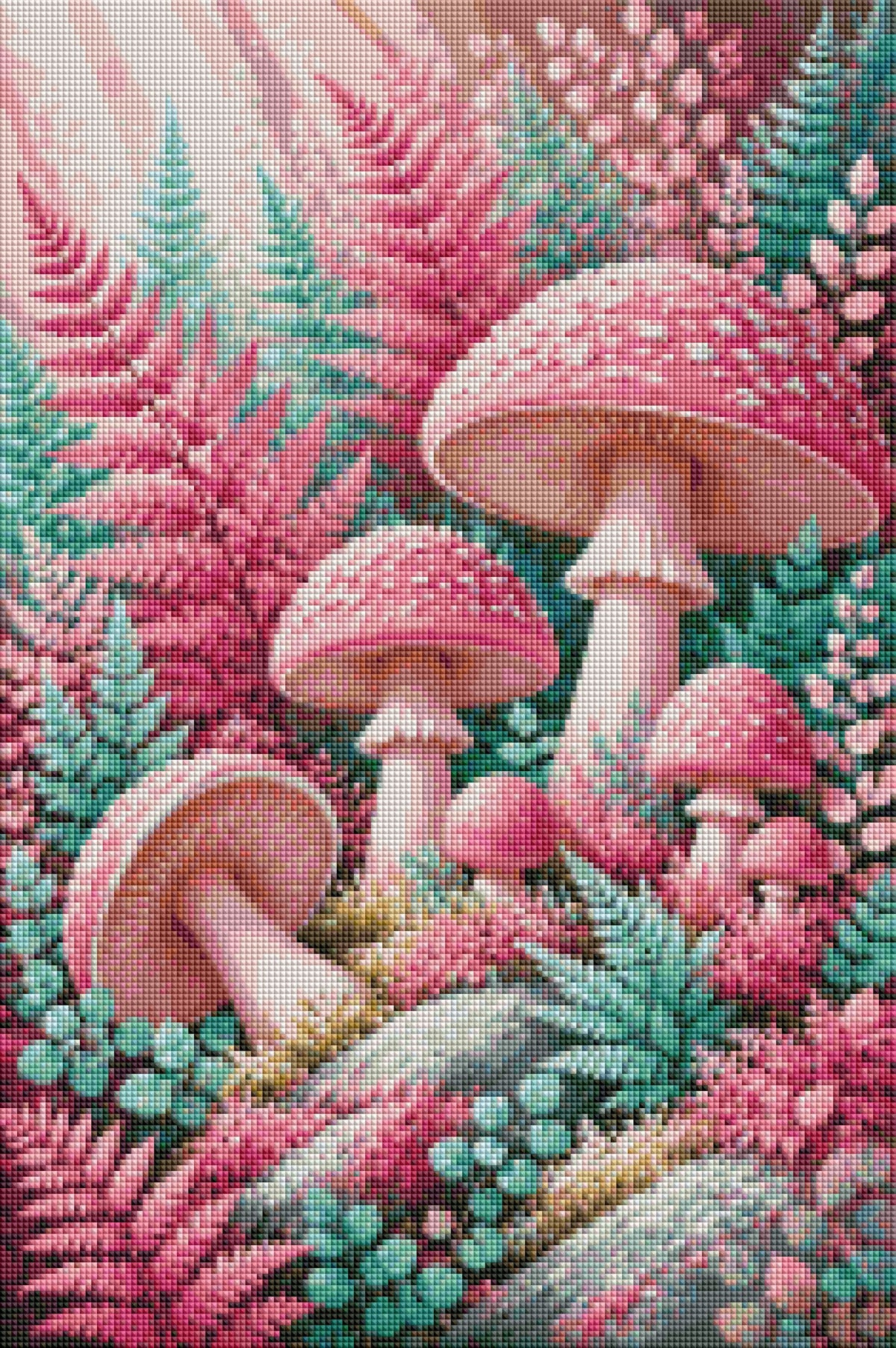 "Puderzuckerwald" / Diamond Painting Bild / 40x60cm / 65 Farben inkl. 10 Sonderfarben / PP081