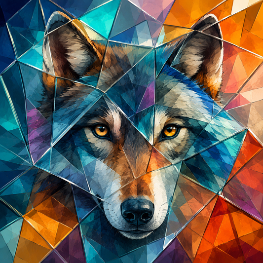 "Als du mich sahst" / Diamond Painting Bild / 50x50cm / 70 Farben inkl. 10 Sonderfarben / PP085