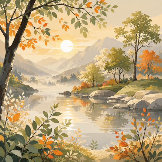 "Loslassen" / Diamond Painting Bild / 40x40cm / 70 Farben inkl. 10 Sonderfarben / PP091