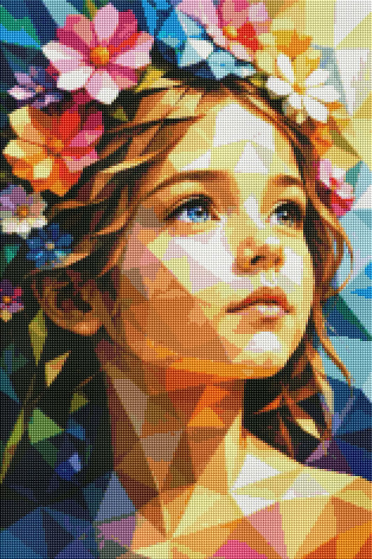 "Melancholie des Glücks" / Diamond Painting Bild / 40x60cm / 70 Farben inkl. 10 Sonderfarben / PP107