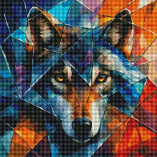"Als du mich sahst" / Diamond Painting Bild / 50x50cm / 70 Farben inkl. 10 Sonderfarben / PP085