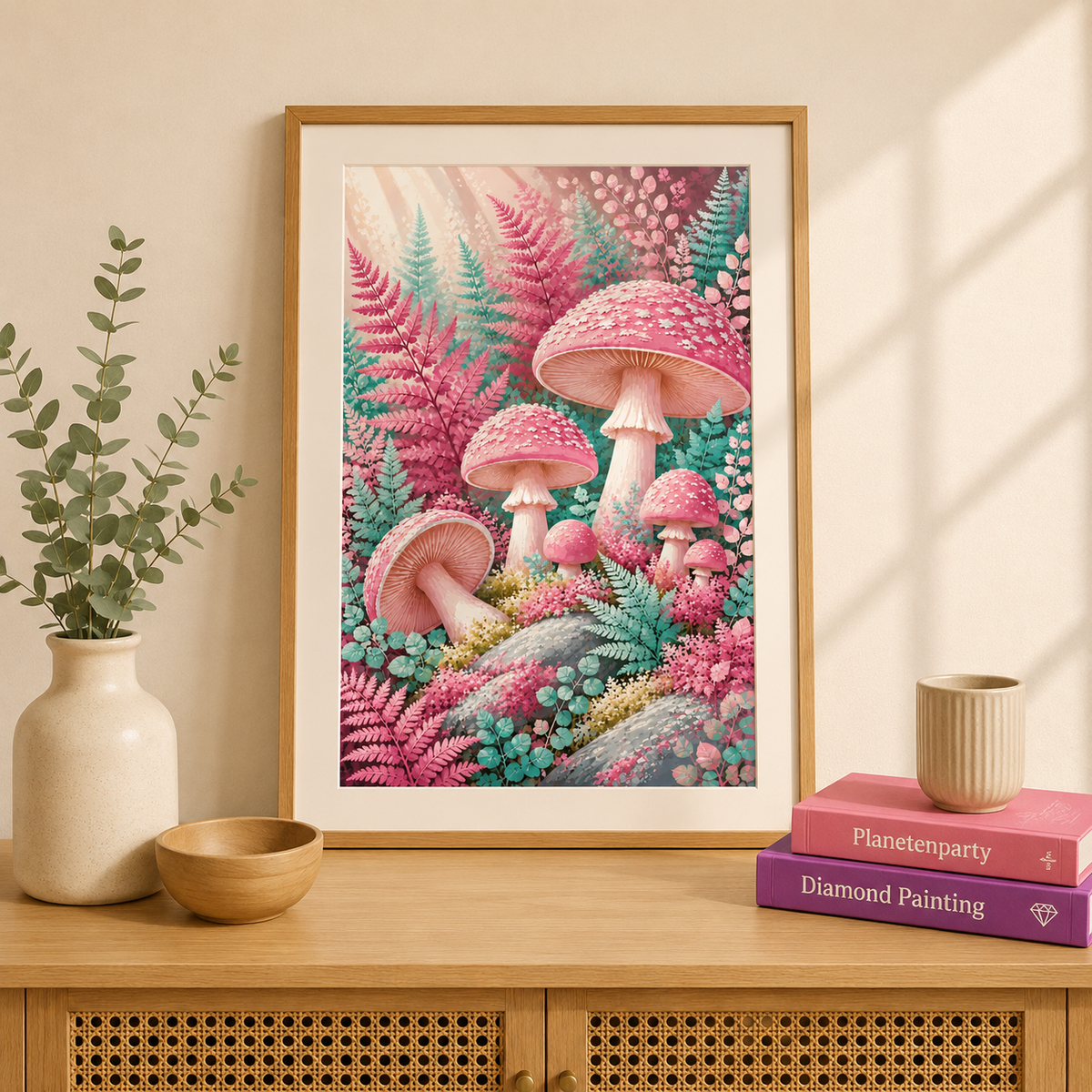 "Puderzuckerwald" / Diamond Painting Bild / 40x60cm / 65 Farben inkl. 10 Sonderfarben / PP081