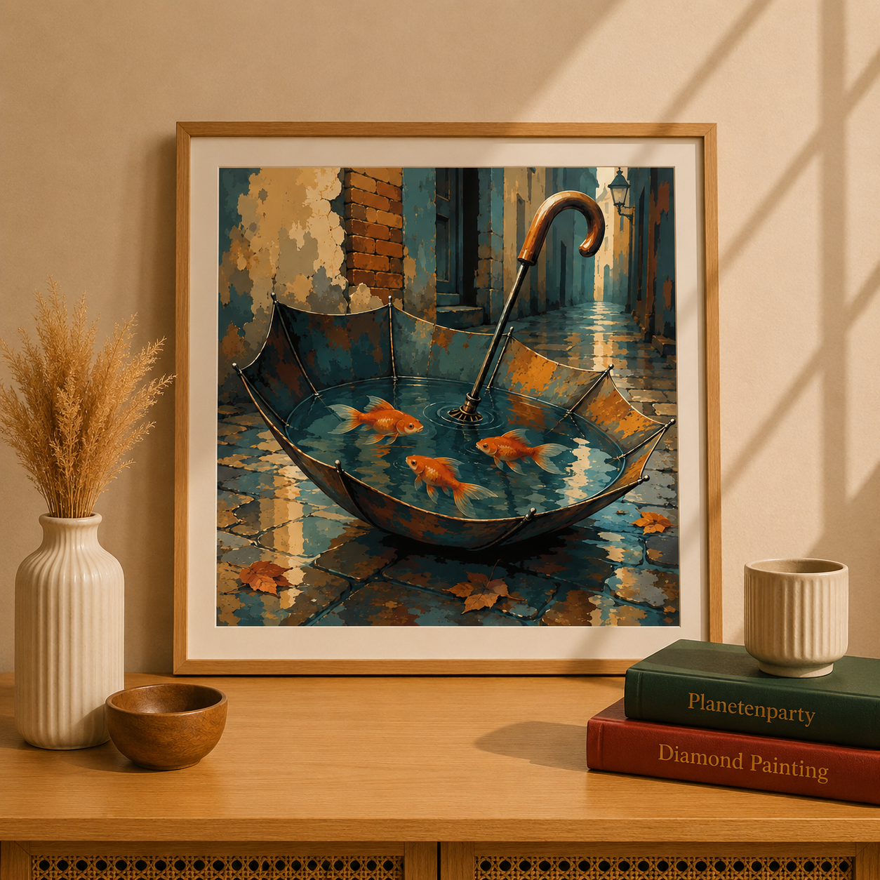 "Traum und Wirklichkeit" / Diamond Painting Bild / 50x50cm / 80 Farben inkl 10 Sonderfarben / PP035.: PP035