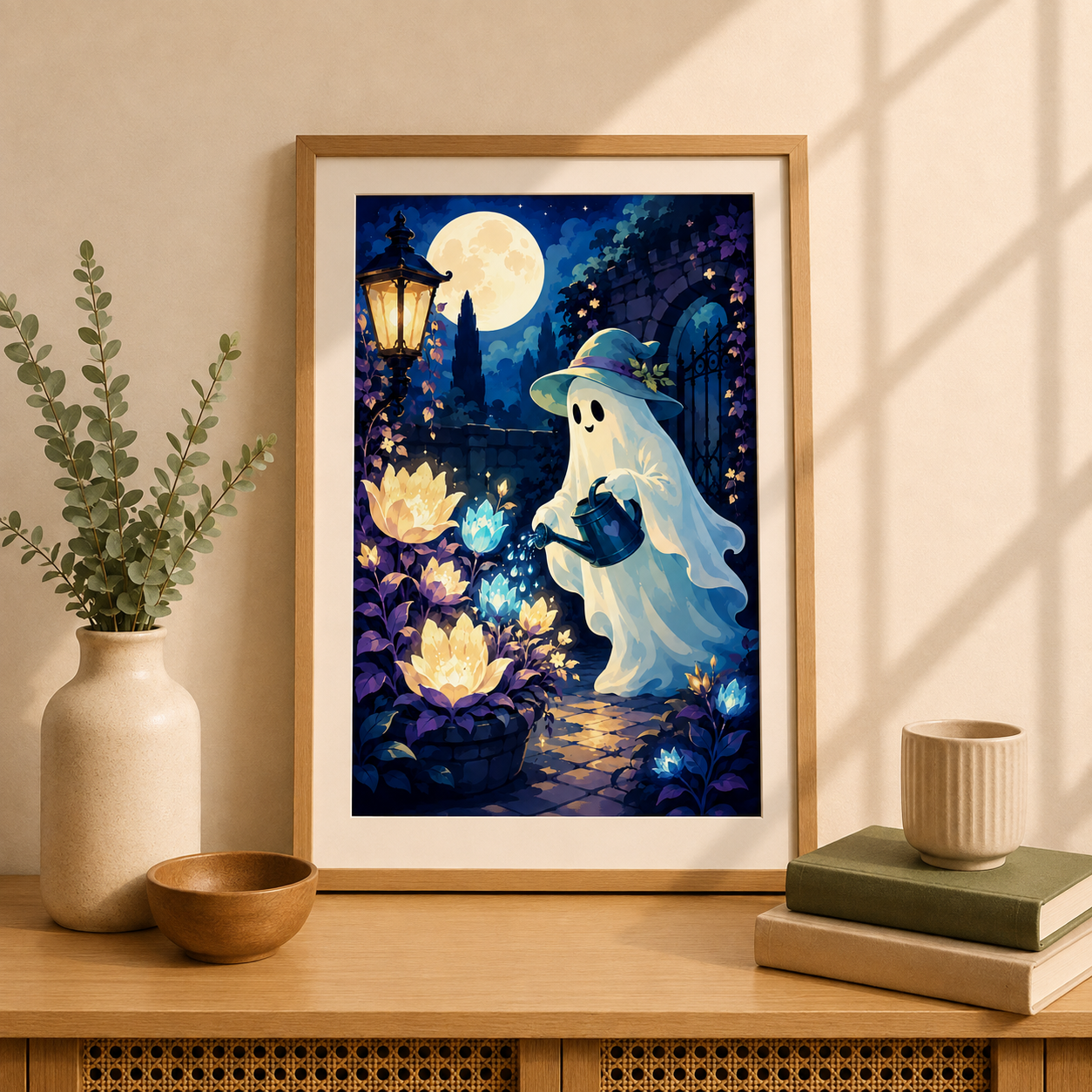 "Geistergarten" / Diamond Painting Bild / 40x60cm / 65 Farben inkl. 8 Sonderfarben / PP053